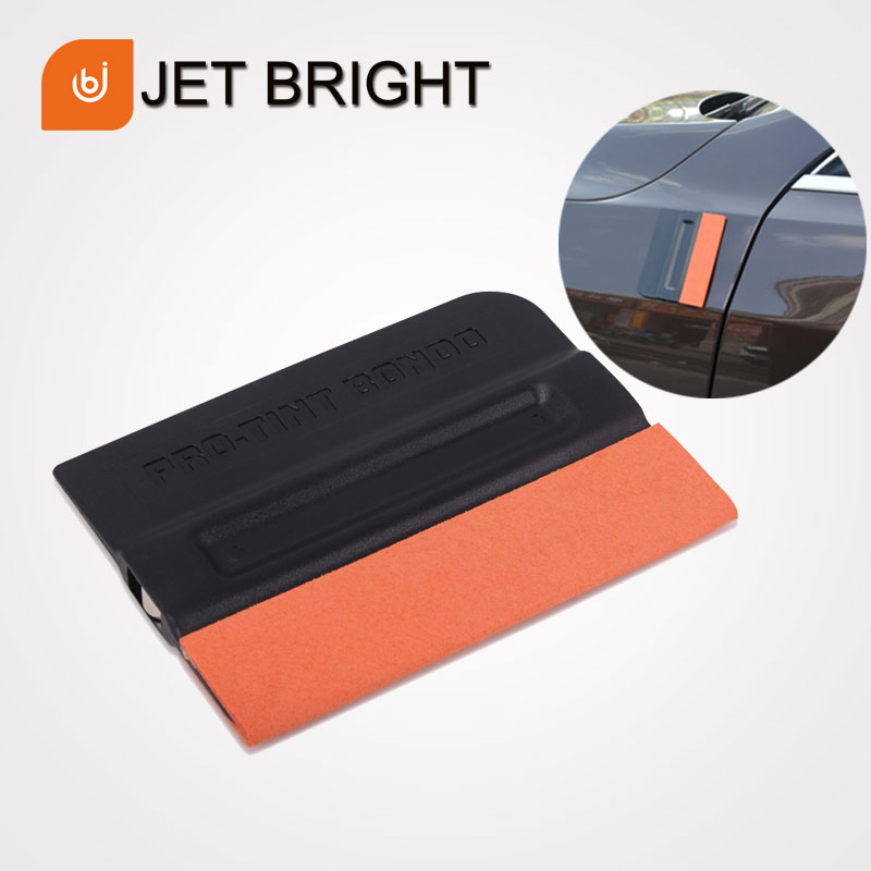 Window Tint and Vehicle Car Wrapping Gomake Microfiber Felt Squeegee with a Curved Head Magnet Squeegee for Sing Maker 